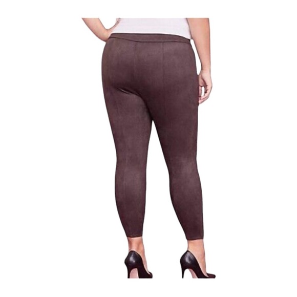 Lane Bryant Faux Suede Leggings Size 14/16 - Picture 2 of 13